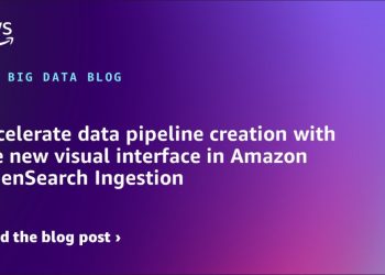 Speed up knowledge pipeline creation with the brand new visible interface in Amazon OpenSearch Ingestion