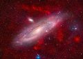 Attractive deep house photograph captures the Andromeda Galaxy surrounded by glowing gasoline
