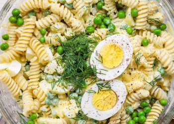 Deviled Egg Pasta Salad – Match Foodie Finds