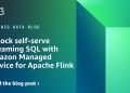 Unlock self-serve streaming SQL with Amazon Managed Service for Apache Flink